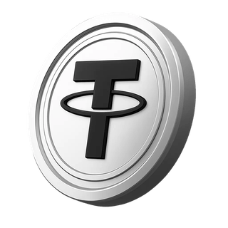Tether USDT token in the account details area
